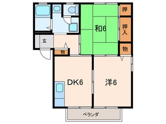 間取図 サンカームハイツ