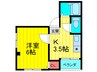 Ｆ２ 1Kの間取り