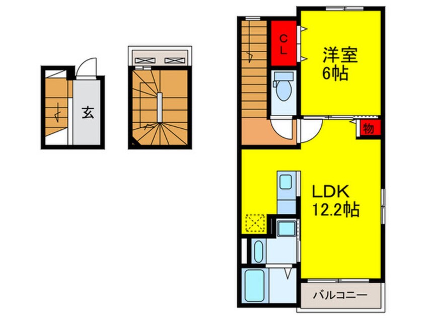 間取図 ベルメゾン・ウエスト