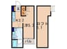 Ｃｒｅｓｃｅｎｔ 1Kの間取り