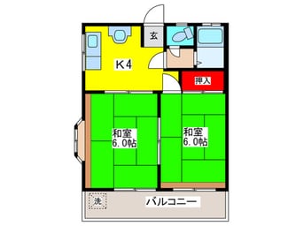 間取図 ｼｬｲﾝﾊｲﾂ