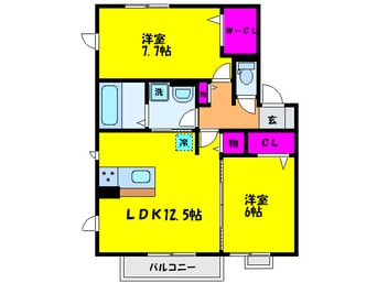 間取図 アドミラブ－ルりんくう