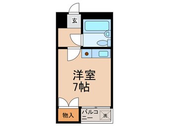 間取図 大国町レジデンス