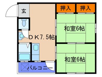 間取図 栄コーポ