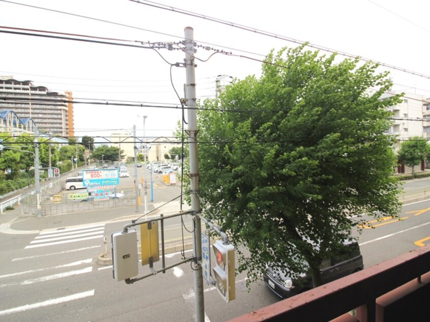 室内からの展望 栄コーポ