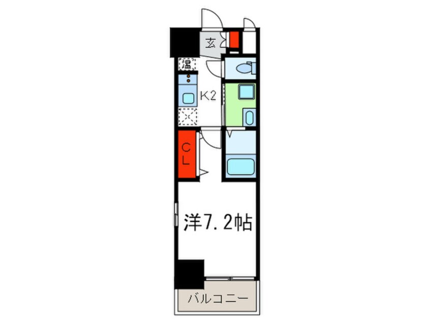 間取図 ウイングコート船場