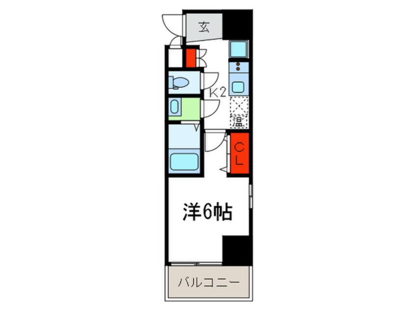 間取図 ウイングコート船場
