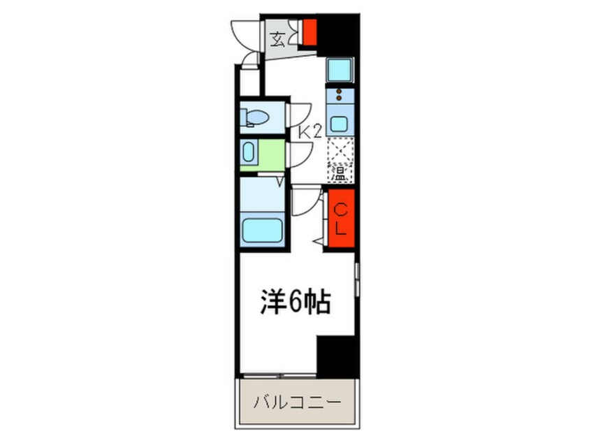 間取図 ウイングコート船場