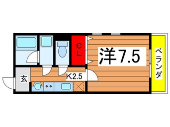 間取図 メゾンダイコ－石橋