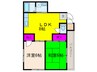 光庸ハウス 2LDKの間取り