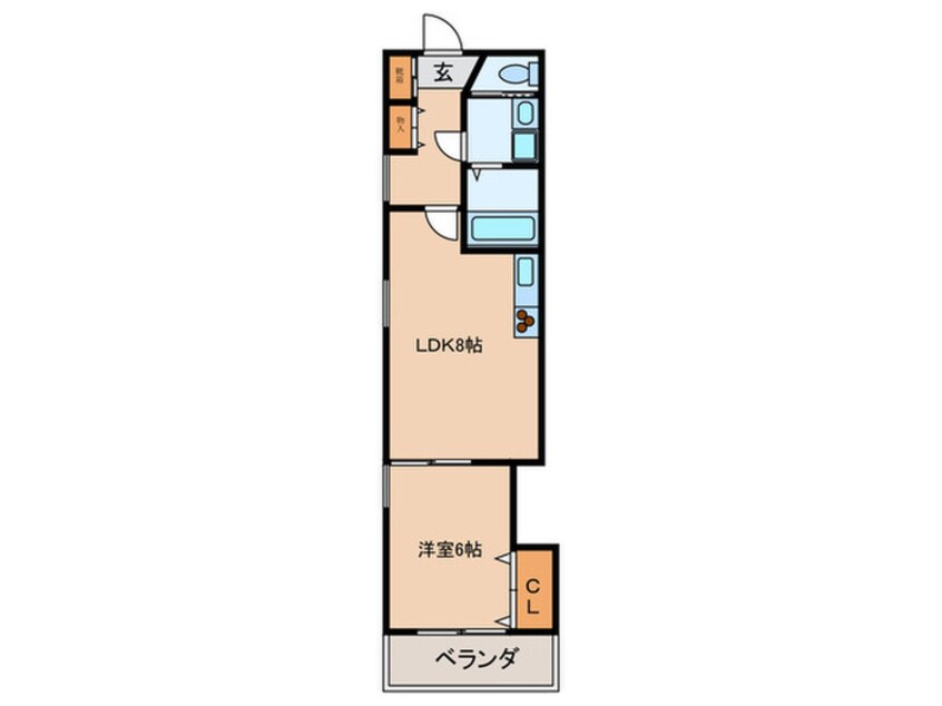 間取図 ＮＬＣ新大阪ＰａｒｔⅡ