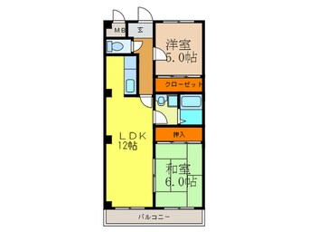 間取図 サニ－セトル