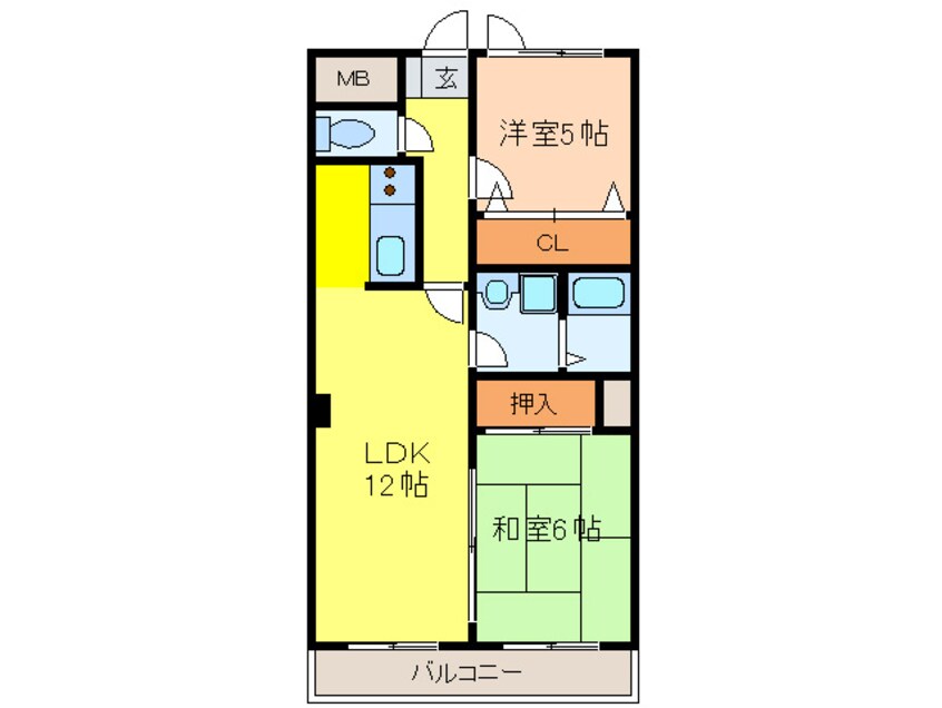 間取図 サニ－セトル