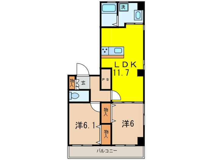 間取り図 ウィンディアⅡ