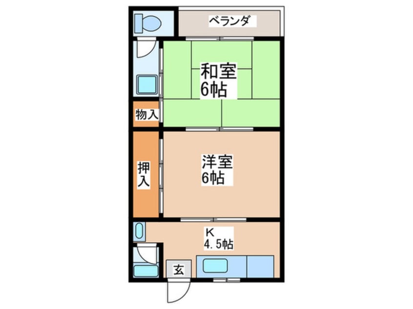 間取図 秦ハイツ