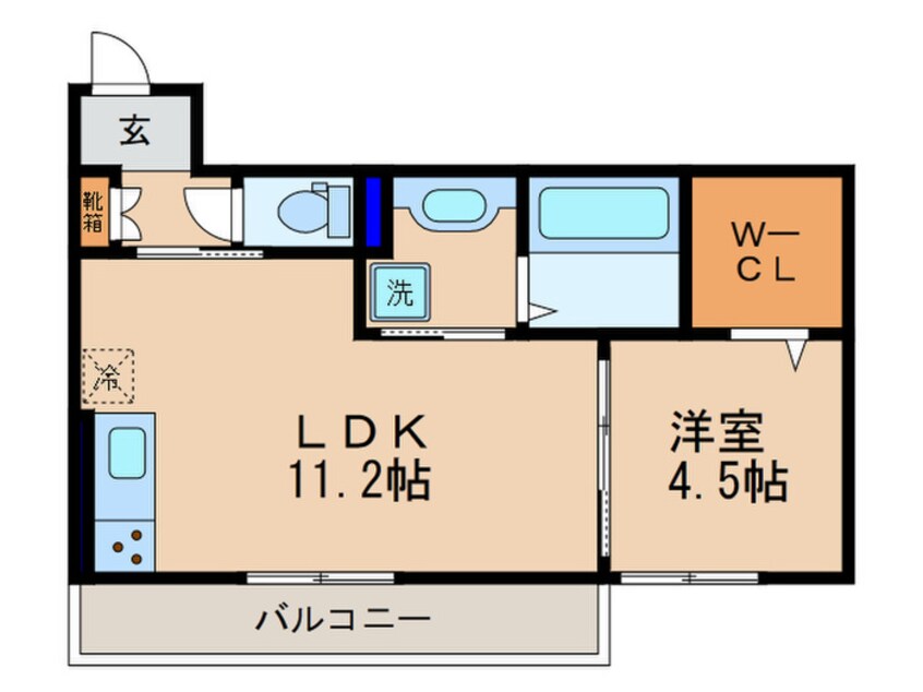 間取図 Ribera　Square　B棟