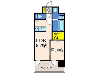 間取図 レジュールアッシュ神戸湊川公園