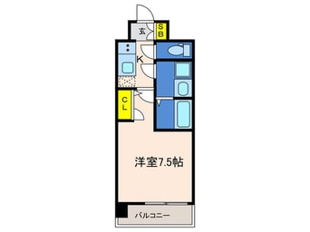 間取図 レジュールアッシュ神戸湊川公園
