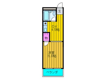 間取図 アロウンキャッスル