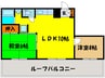コ－ポ西村 2LDKの間取り