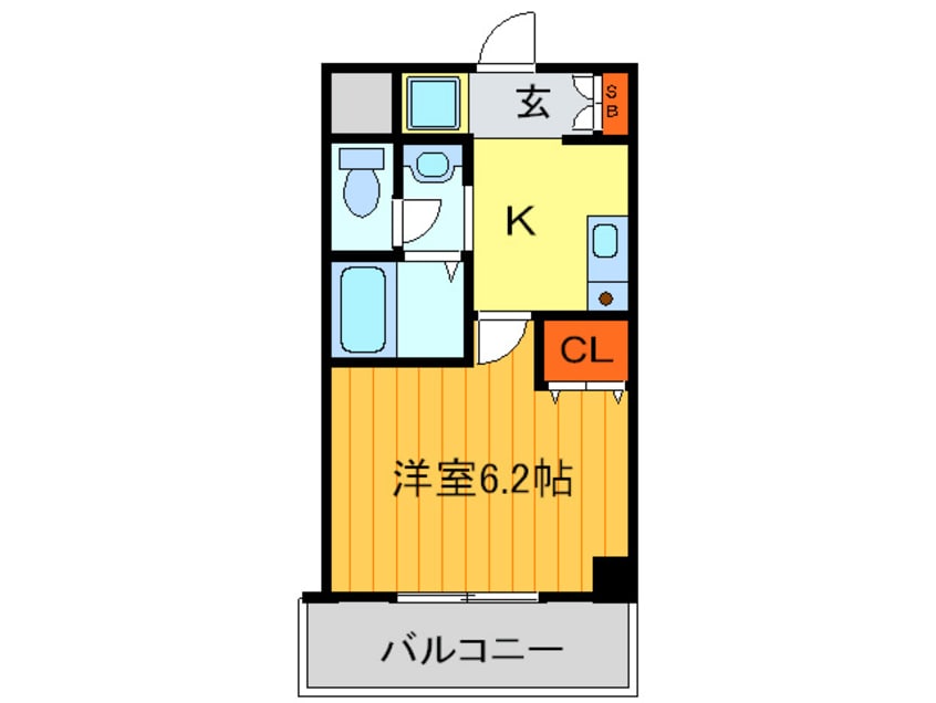 間取図 Ｍ．ＰＬＡＺＡ布施駅前