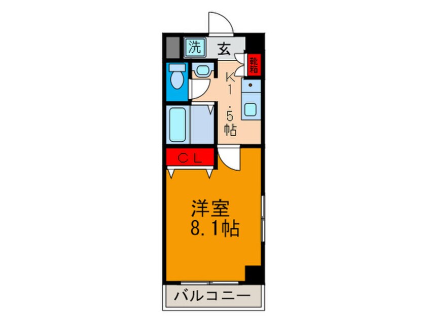 間取図 Ｍ．ＰＬＡＺＡ布施駅前