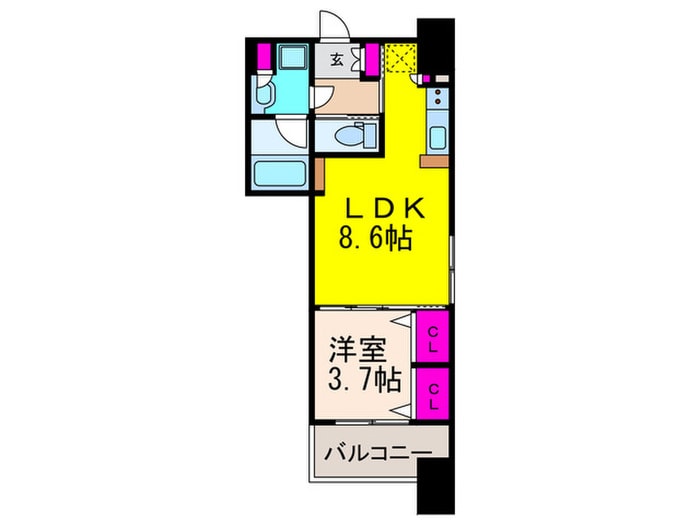 間取り図 アーバネックス高槻芥川