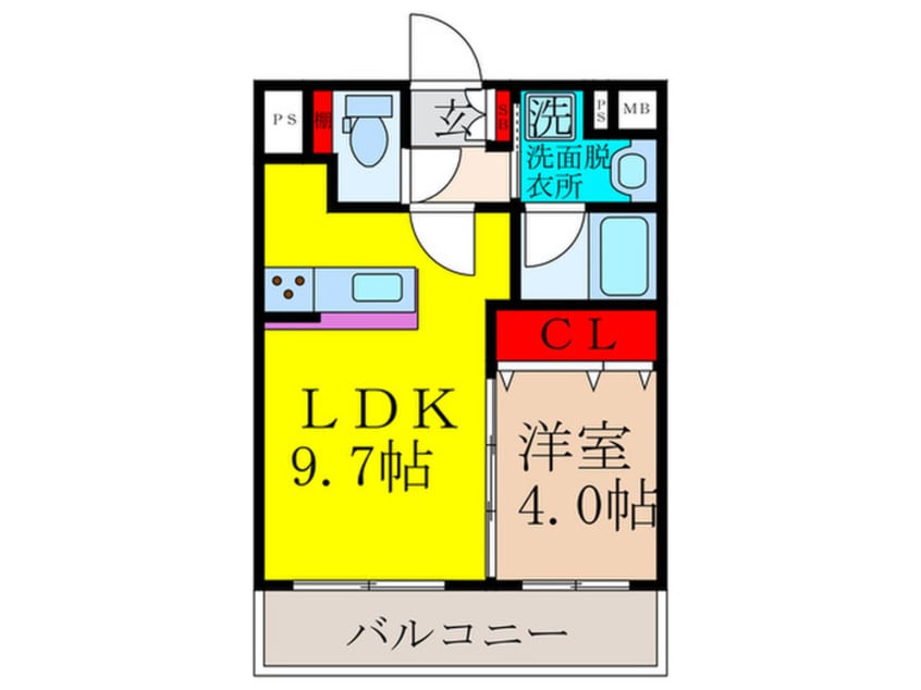 間取図 ユリ乃ヒルズ