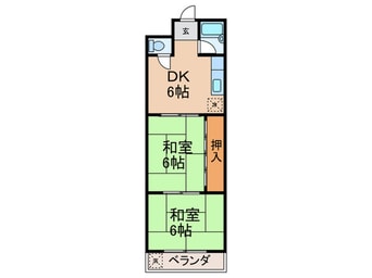 間取図 清川ビル