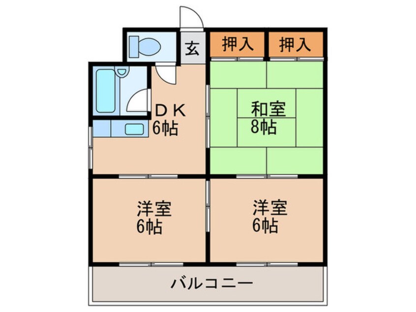 間取図 清川ビル