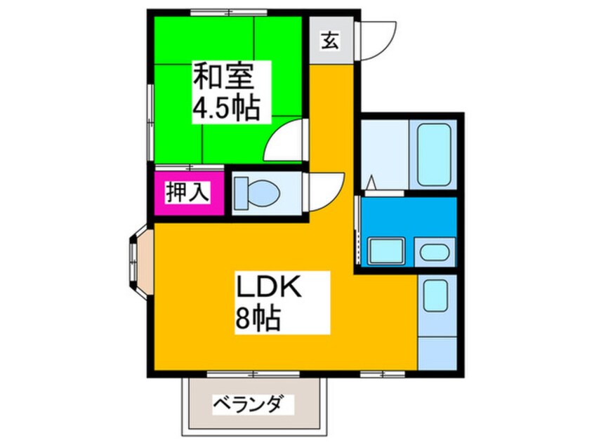間取図 こうえいハイツ