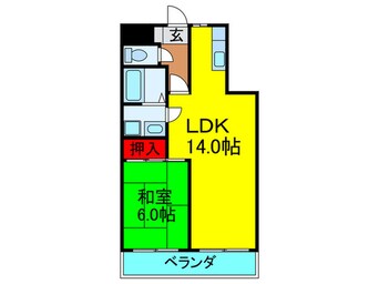 間取図 龍宝マンション