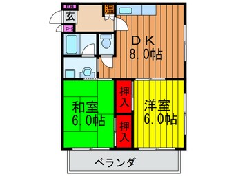 間取図 龍宝マンション