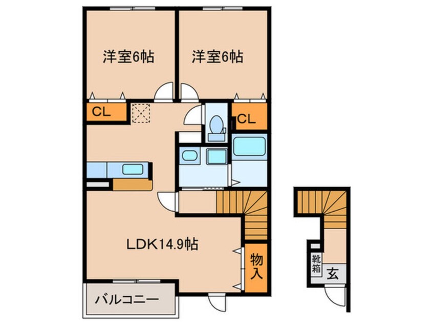 間取図 ホワイトハウスⅢ