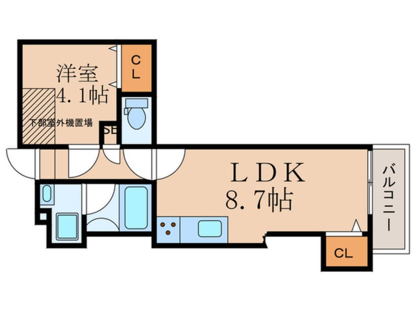 間取図 インサイトルポ山科小野