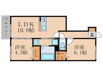 間取図 カーサフェリーチェ