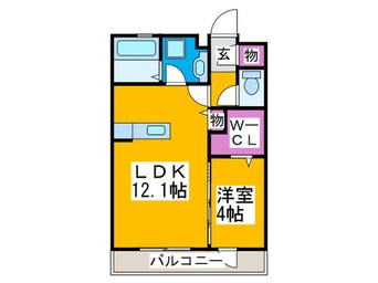 間取図 ﾛｲﾔﾙｶﾞｰﾃﾞﾝ三国ヶ丘　壱番館