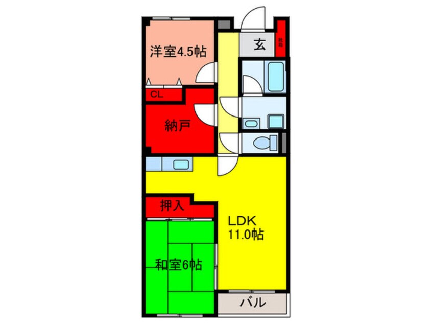 間取図 ハイツホロン