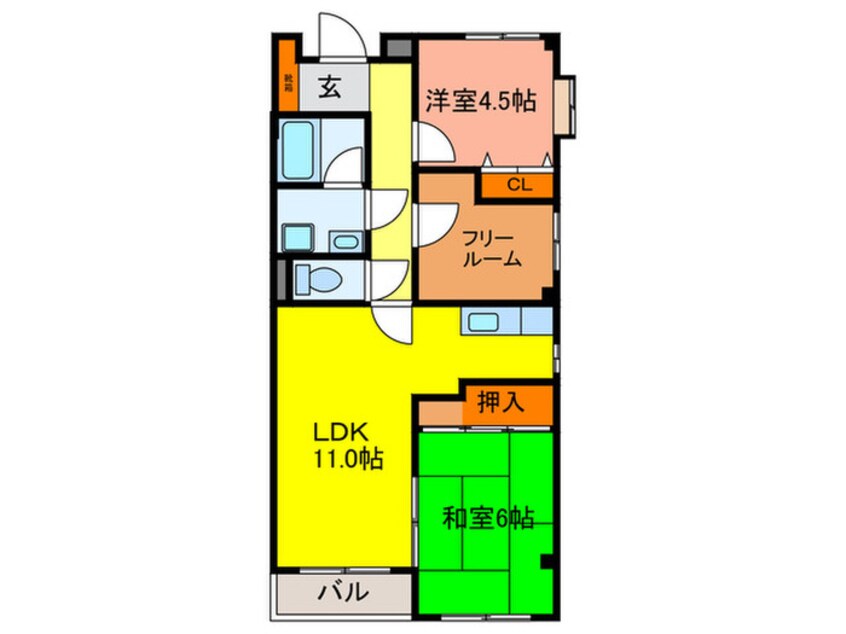 間取図 ハイツホロン