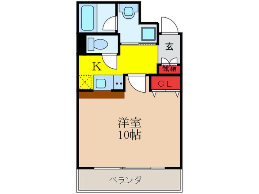 間取図 コートビレッジⅡ