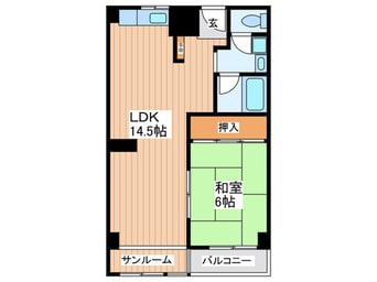 間取図 シティライフ竹川