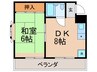 メゾン・ド・ミーネ 1DKの間取り