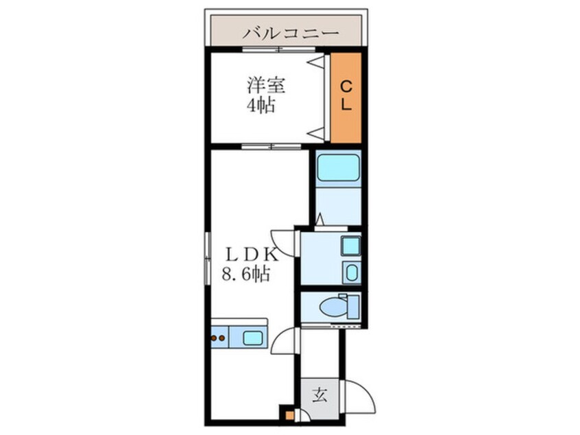 間取図 ベレーザ西陣Ⅱ