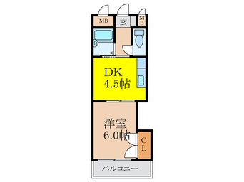 間取図 正雀グランドハイツ北