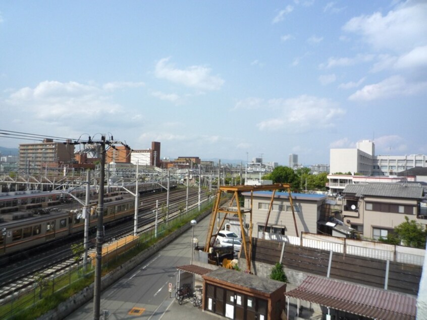 室内からの展望 正雀グランドハイツ北