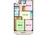 ラプラ－ジュ 3DKの間取り