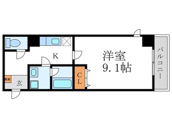 間取図 フレア千本三条