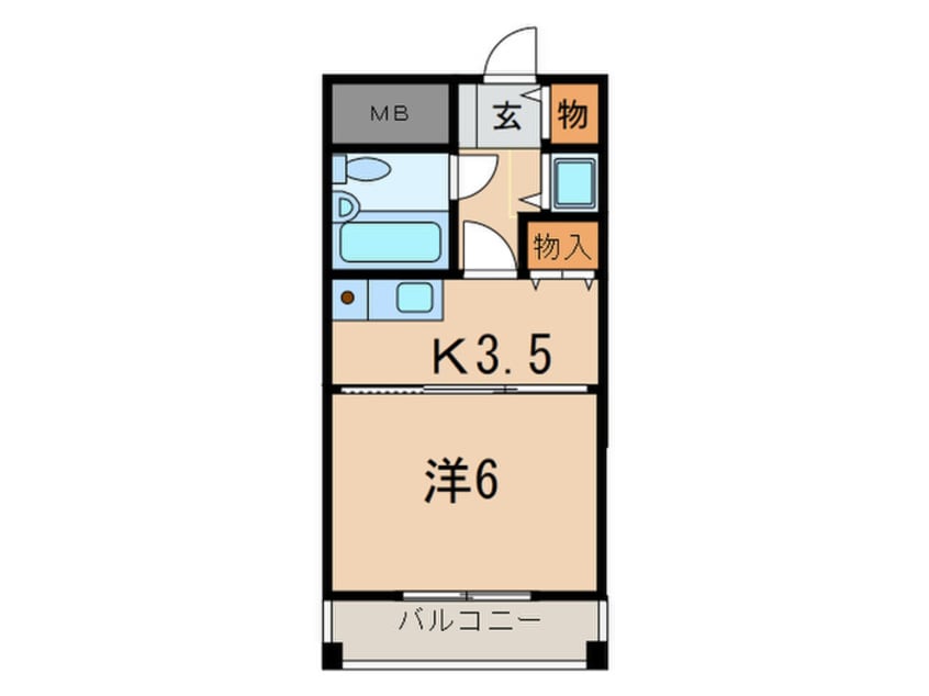 間取図 ダンディライオン西宮Ⅲ