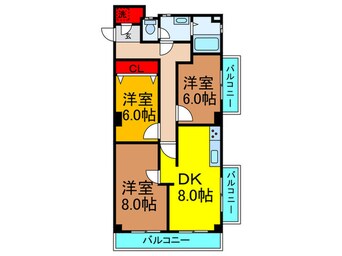 間取図 香里カーサヒル