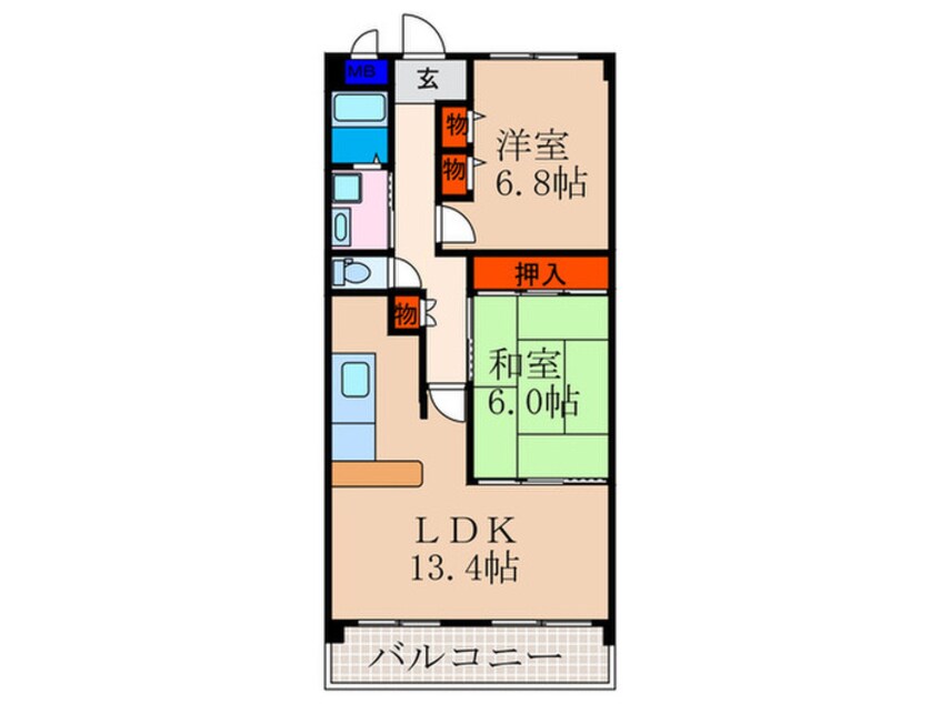 間取図 Ｓpruce ＴＩＫＡ